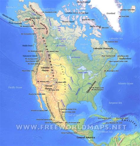 Help! - Looking For A High Resolution Geographic Map of North America ...