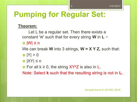 1.10. pumping lemma for regular sets | PPT