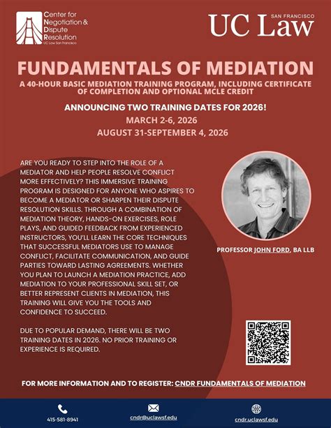 Mediation Training San Francisco