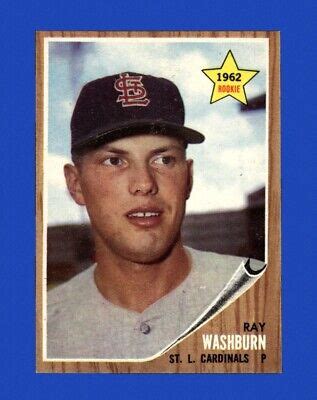 Topps Set Break Ray Washburn Nr Mint Gmcards Ebay