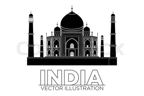 Taj Mahal Silhouette Vector at Vectorified.com | Collection of Taj ...