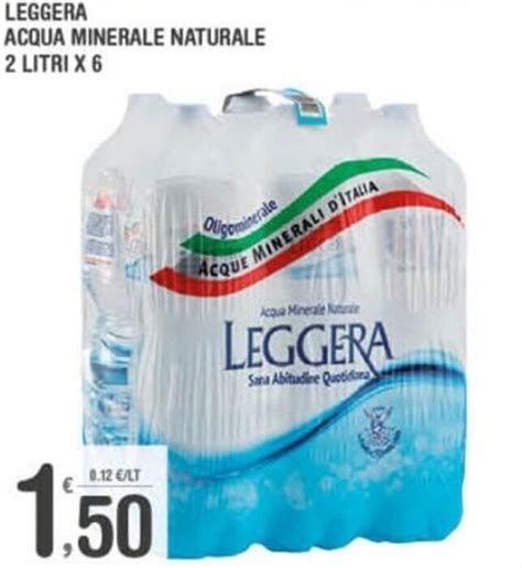 Leggera Acqua Minerale Naturale 2 Litri X 6 Offerta Di Super Carni