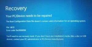 How To Fix Windows Bcd Boot Error Xc Solved
