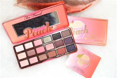 Too Faced Sweet Peach Eyeshadow Palette Review Swatches Eline Blaise