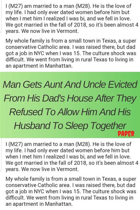 Man Gets Aunt And Uncle Evicted From His Dad S House After They Refused