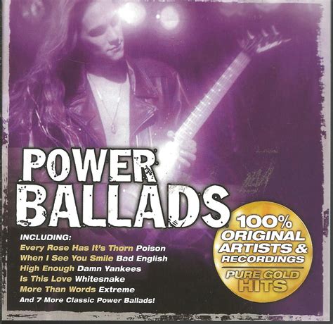 Various Power Ballads Pure Gold Hits 100 Original Artists