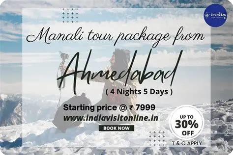 Manali Tour Package From Ahmedabad In 2025