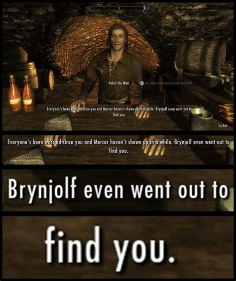 I So Wish I Could Marry Brynjolf He S Basically Perfection Tes Skyrim