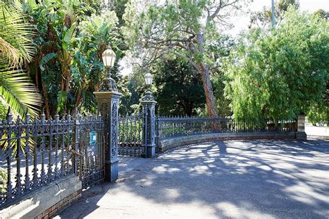 Main Entrance Gates To Adelaide Botanic Garden North Terrace Adelaide