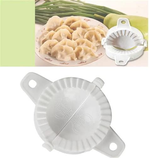 Pc Dumpling Maker Mold Food Grade Plastic Pack Cm Dough Press