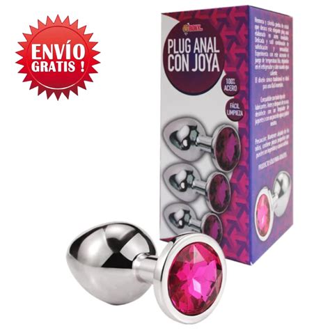 Plug Anal Con Joya Metalico Talla M Luegopago