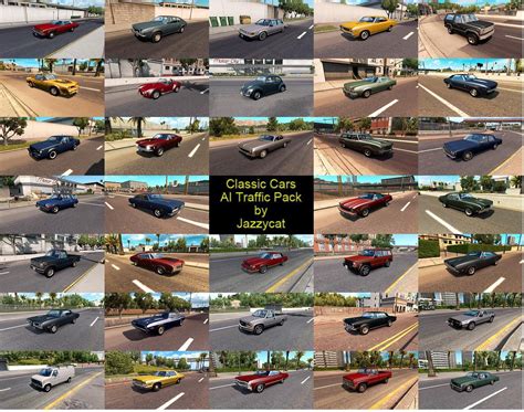 CLASSIC CARS AI TRAFFIC PACK BY JAZZYCAT V2 8 GamesMods Net FS19