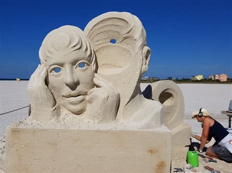 International Sand Sculpting Competition Takes Over Treasure Island