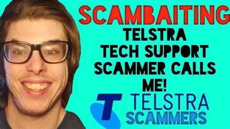 Scambaiting Telstra Tech Support Scam Scammer Calls Me Crazy