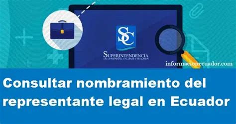 Nombramiento Del Representante Legal En Ecuador 2025