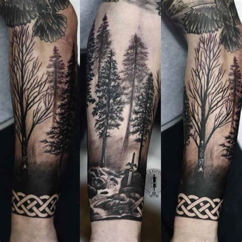 Top 63 Best Forest Sleeve Tattoo Ideas 2021 Inspiration Guide