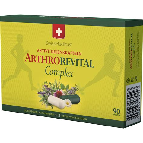 Swiss Medicus Arthrorevital Joints Blood Vessels 90 Tablets Low