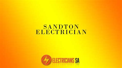 Electrician In Sunninghill ⋆ 061 439 2346 ⋆ Electrical Contractors Sandton