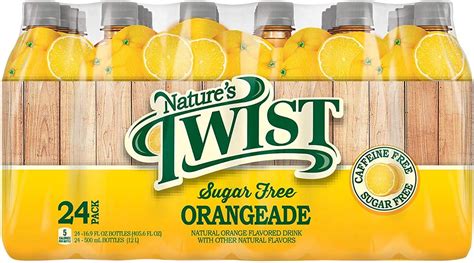 Natures Twist Sugar Free Blueberry Lemon Juice Drink 16