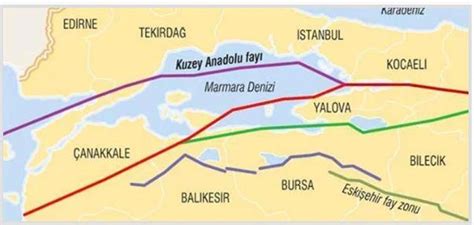 Kuzey Anadolu Fay Hatt Hangi Illerden Ge Iyor Kuzey Anadolu Fay Hatt