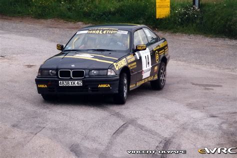 Crozet Philippe Marsanne Alain BMW 325i E36 Rallye National Pays