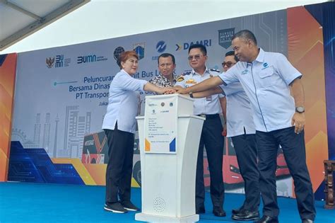 Damri Dan Transjakarta Meluncurkan 26 Bus Listrik NEWS