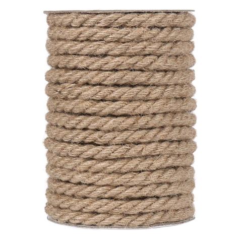 Tenn Well Mm Jute Rope Feet Inch Natural Heavy Duty Twine