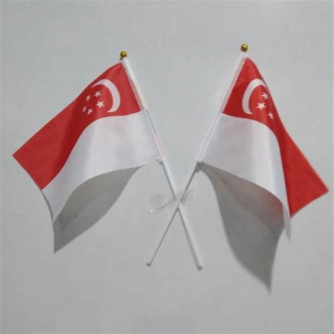 Jual Bendera Tangan Negara Singapore Shopee Indonesia