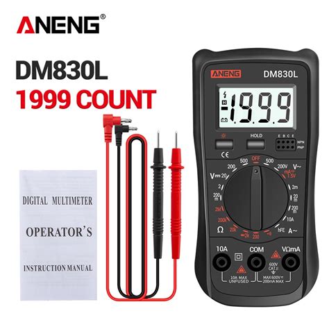 Aneng Dm L Digital Multimeter Meter Testers Count Electrical