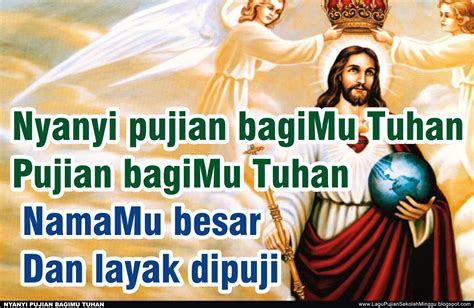 Lirik Lagu Pujian Rohani Kristen Sekolah Minggu Gereja Tuhan Yesus