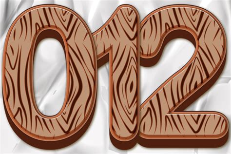 Wood Pattern Numbers Png Graphic Design Graphic By Heri Store · Creative Fabrica