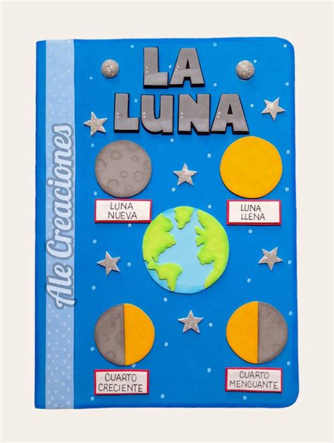 La Luna Carpeta Creativa En Goma Eva