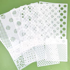 Amazon Dots Stencils Pcs Mixed Media Assorted Size Polka Dot