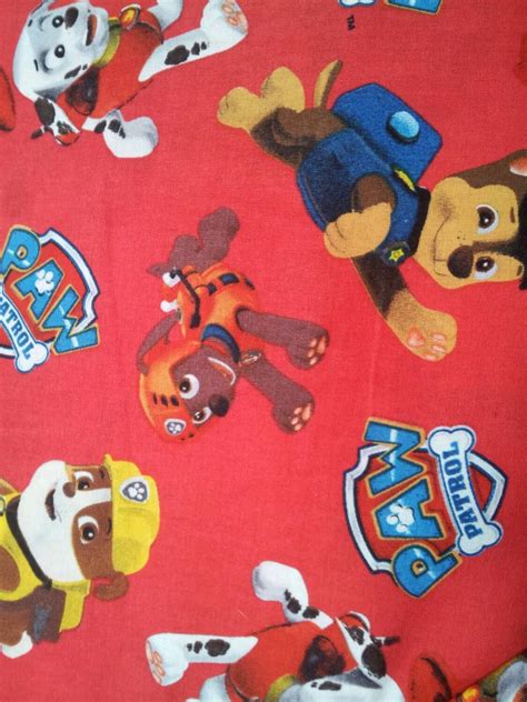 Paw Patrol 100 Cotton Fabric By The Yard By Reneeschoicefabrics