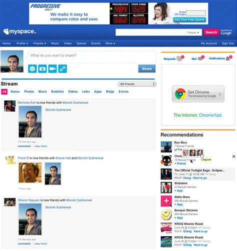 Myspace Offers Sneak Peak At New User Homepage Neowin