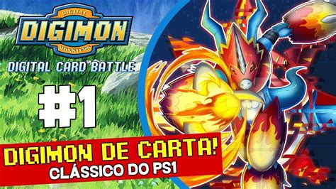 Digimon Digital Card Battle PS1 PT BR 1 TCG De Digimon YouTube