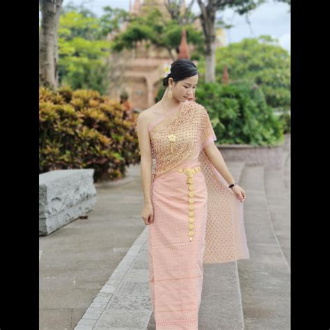 thailand costume suit tube top summer dress  piece thai womens
