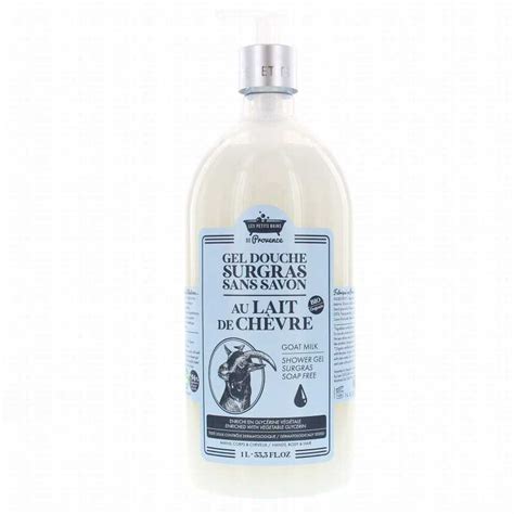 Gel douche lait de chèvre Les petits Bains De Provence 1litre