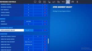 How To Change Augment Control In Fortnite Gamer Tweak