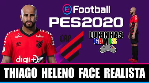 Pes Thiago Heleno Athletico Paranaense Face Realista Look