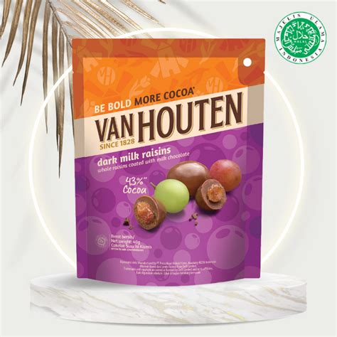 Van Houten Dark Milk Chocolate Dragees Assorted Flavors 40g Shopee