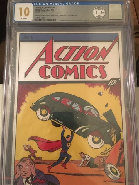 Comicsvalue Action Comics 1 CGC 10 0 First Superman 9 9 9 8