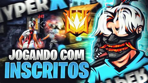 FREE FIRE AO VIVO CS RANQUEADO RUMO TOP 100 GLOBAL YouTube