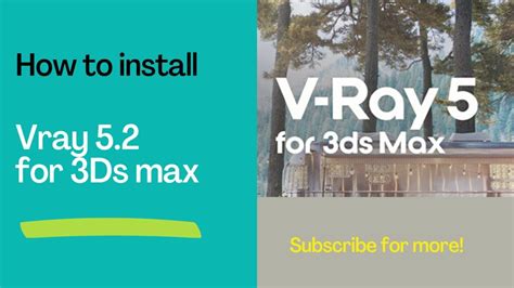 Installing Vray 5 2 For 3Ds Max YouTube