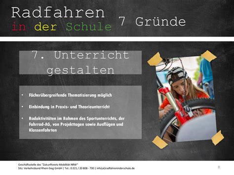 Gr Nde F R Das Radfahren In Der Schule Ppt Herunterladen