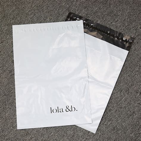 Custom White Poly Mailer Bags Shipping Bags With Logo Etsy