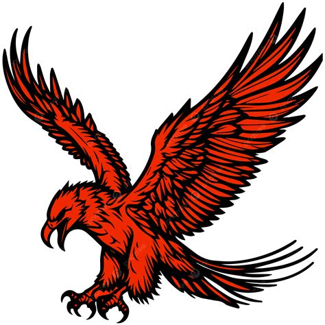 Red And Black Eagle Logo