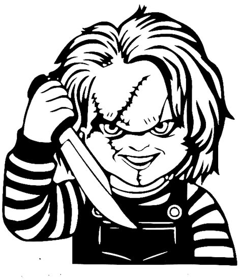 Chucky Printable Coloring Pages Chucky Coloring Pages Are A Fun Way