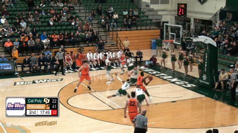 Highlights Mens Basketball At Cal Poly 121617 Youtube