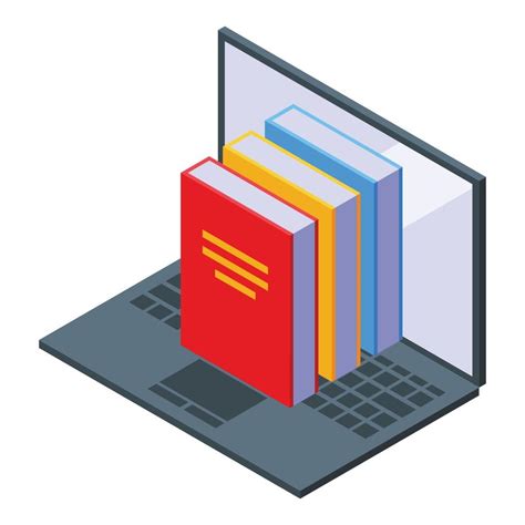 Online Bookstore Icon Isometric Vector Buy Book Vector Art At